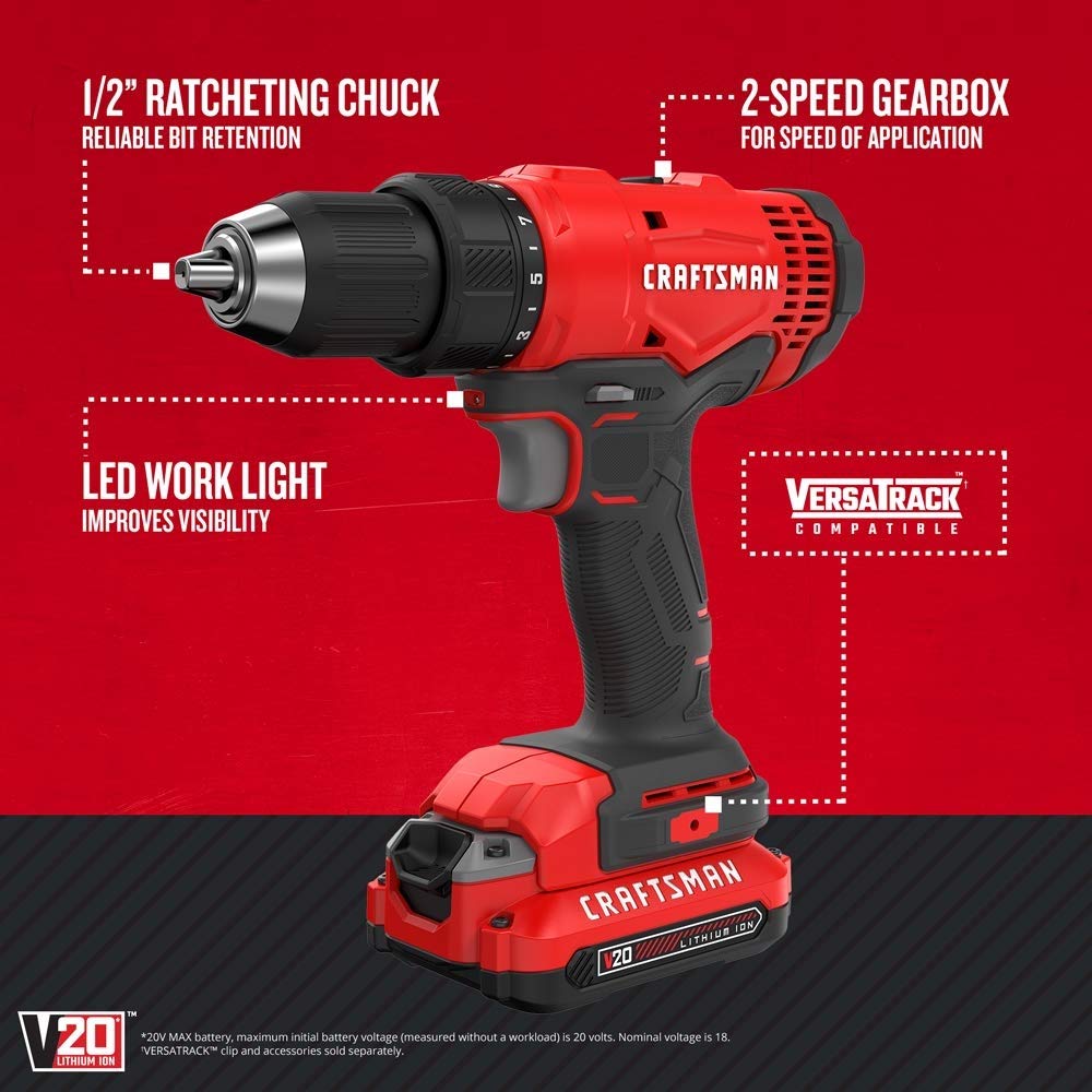 Cordless Drill/Driver Kit (CMCD701C2 