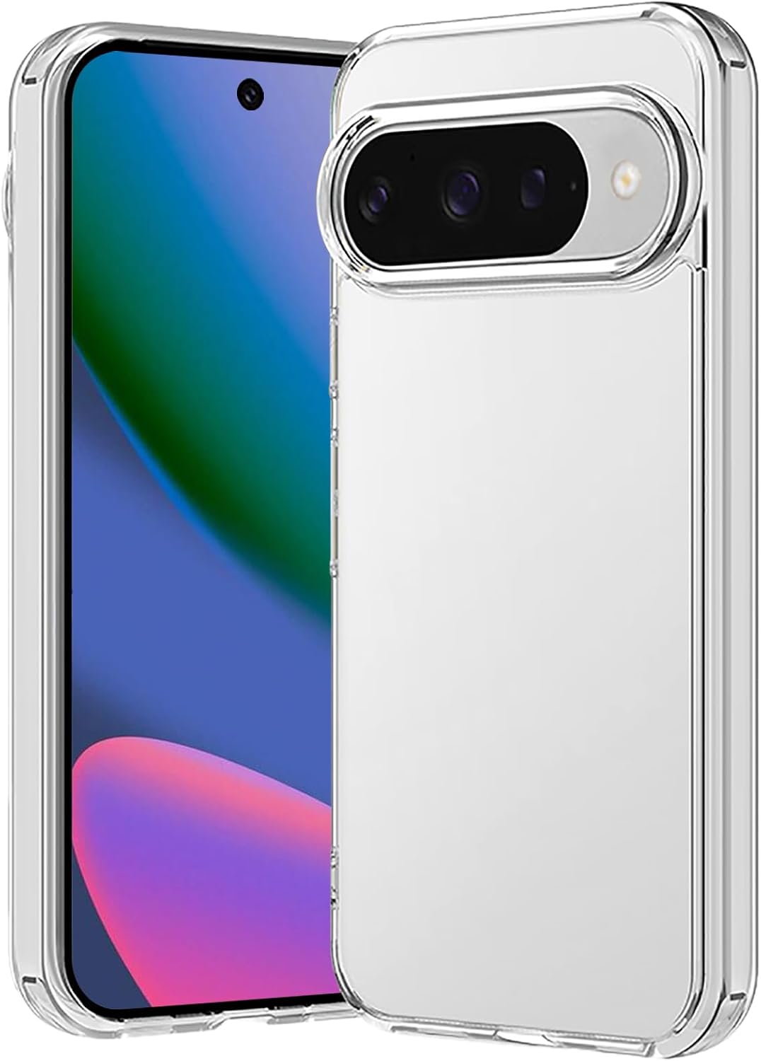TENOC Phone Case for Google Pixel 10 & Google Pixel 10 Pro, Clear Case Anti-Yellowing Protective Bumper Hard Back Cover for 6.3 Inch image 5
