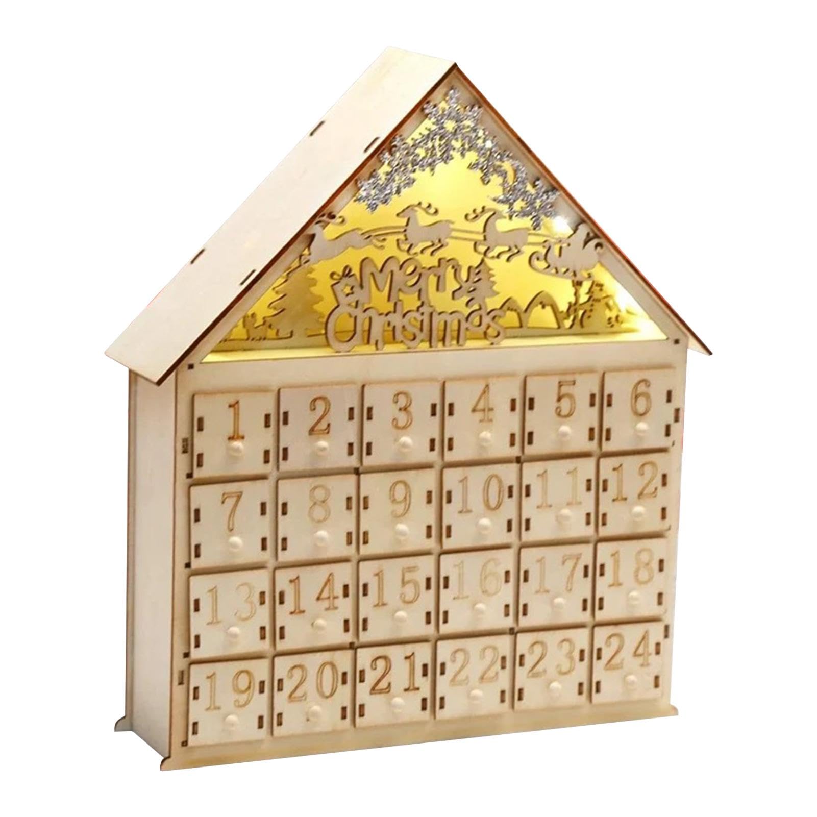 Adventskalender-Box, Weihnachtskalender-Countdown | 24-Tage
