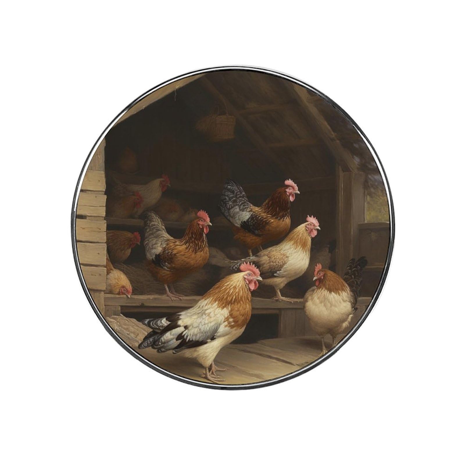 Aimant pour tableau blanc poulet rôti en alliage contre les papiers perdus