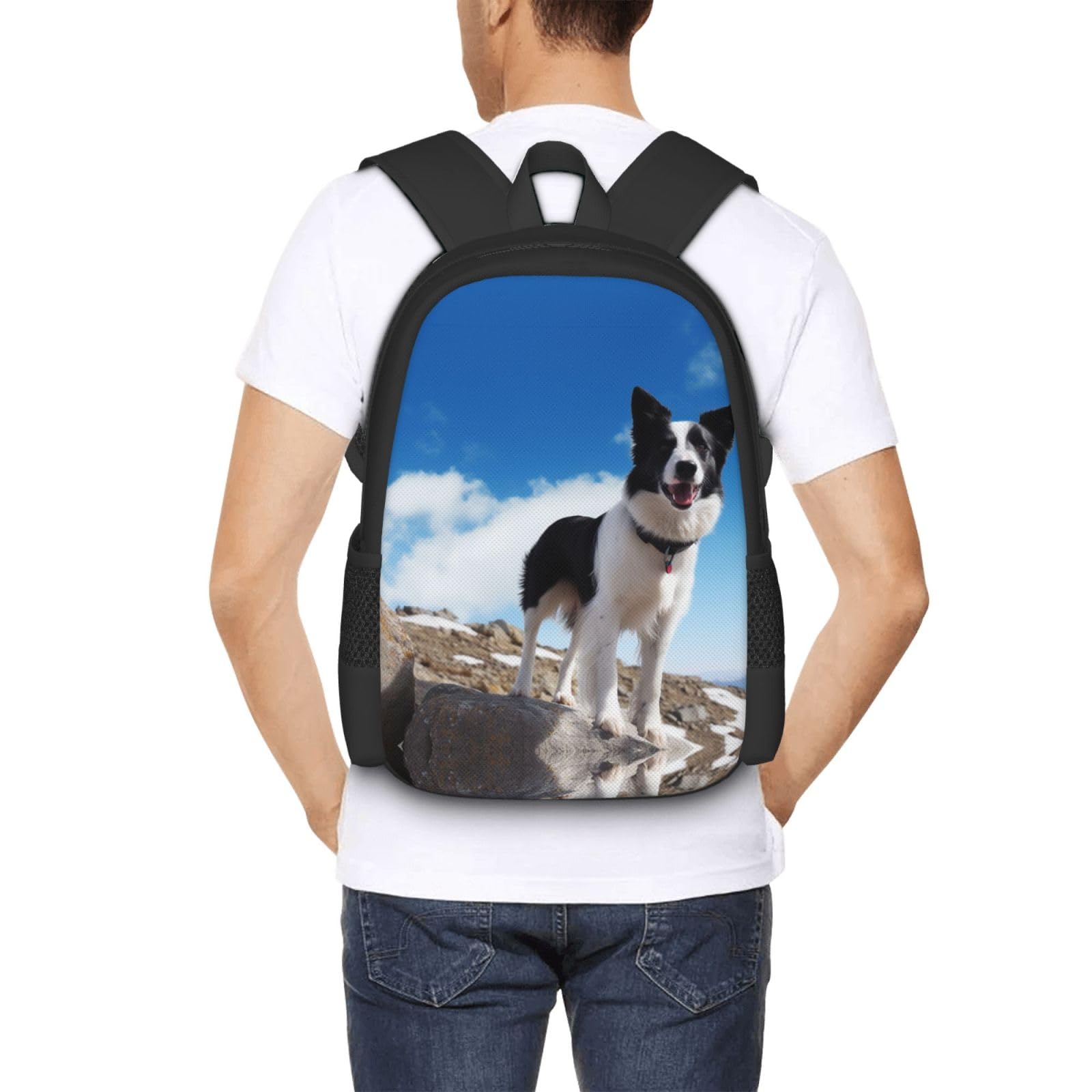 Alpinewits Plecak Unisex 15,6 cala Laptop Czarny Oxford Plecak