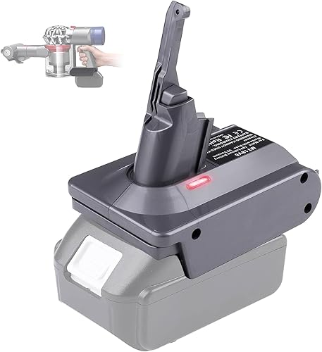 EID Adaptador V8 para batería Dyson V8, para batería Makita de 18 V, compatible con Dyson V8 Series Animal Absolute V8 Fluffy inalámbrico Stick y