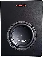 Caixa de Som Amplificada Automotiva Slim Sub 8" Polegadas 200W PMPO Hiken - 2HK001992