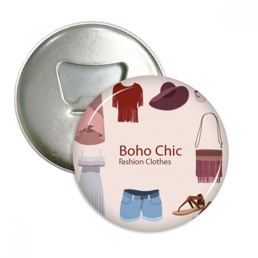 Aimants ouvre-bouteille Bohe Vent Mia pour réfrigérateur et badge, lot de 3pcs