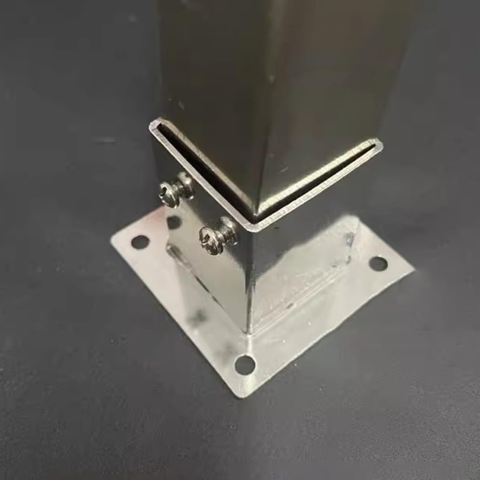 Base de poste resistente para barandilla de cubierta, anclaje de poste de madera para porche, cubierta, pasamanos, valla, puerta, pérgola