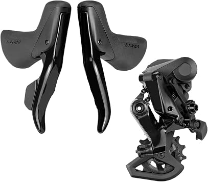 Compatible for LTWOO GR9, 1x11 Speed Road Groupset, Rear Derailleur with L/R Shifter for Gravel Cyclo-Cross Bike