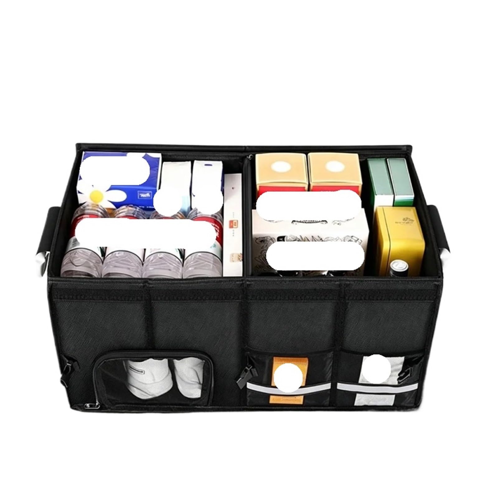 Organizador Maletero Coche Caja de almacenamiento plegable for maletero, organizador coche gran capacidad impermeable 36L/72L/110L for Camping/pesca(110L)