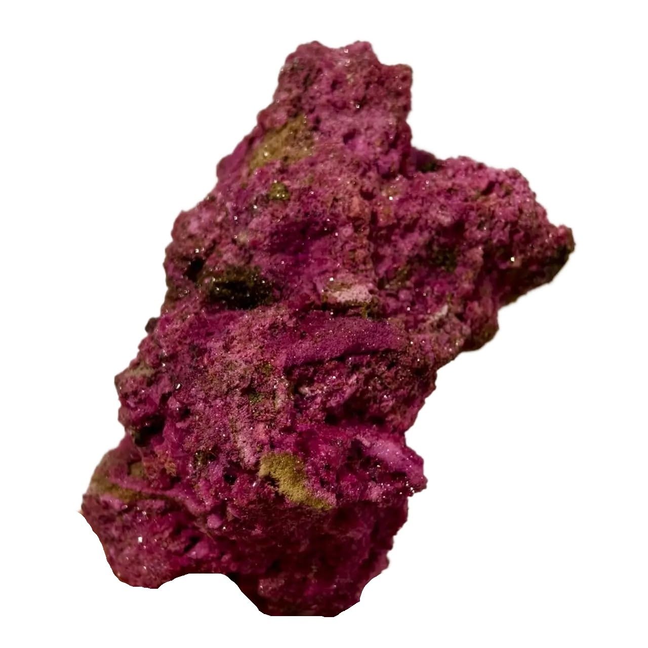 Cristaux de Rubis Rouges et Tourmaline Verte, une superbe pierre brute spirituelle à offrir