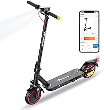 EVERCROSS EV85F Monopattino Elettrico Adulto, 8,5'' Scooter Elettrico Pieghevole - APP, Motore da 350W, Batteria da 7,8AH, Peso di 15KG, Carico Massimo 120KG, Doppio Freno, Doppio Ammortizzatore