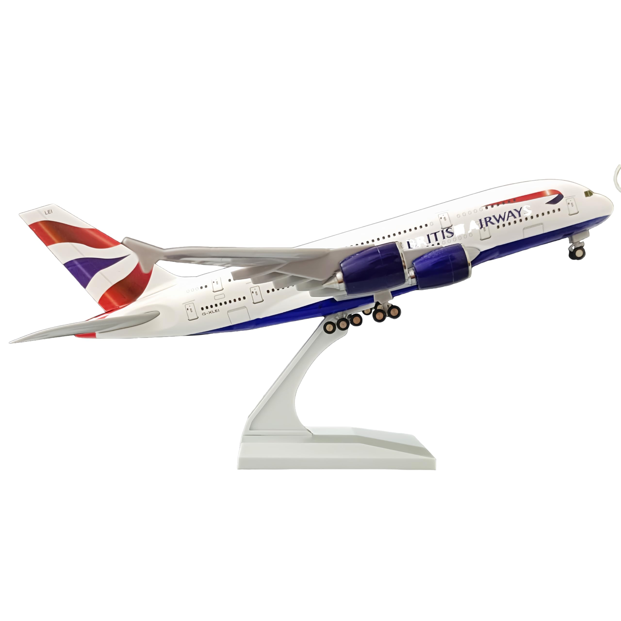 Kraledge 30CM Model Airplane Model Diecast Airplanes A380 Display Airplane for Office/Home Decor