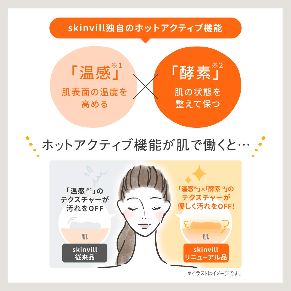 Amazon | skinvill（スキンビル） ホットスクラブクレンジングジェル 