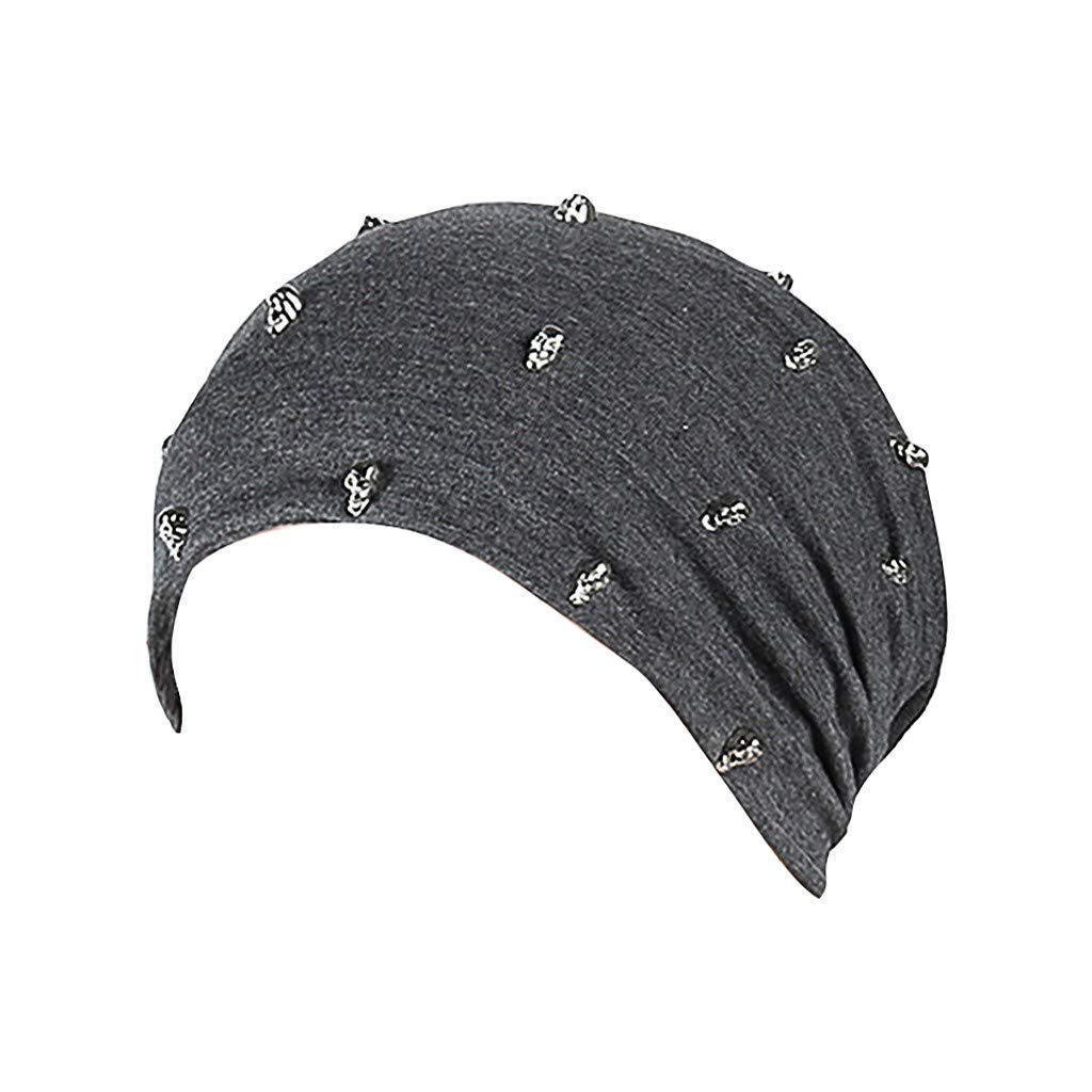 Wrap Shawl شال Autumn Winter Party Comfortable Cap Women Soild India Shantou Stretch Turban Knitt Hair Loss Scarf Wrap Soft Fashion Hat,Size:One Size,Colour:Black