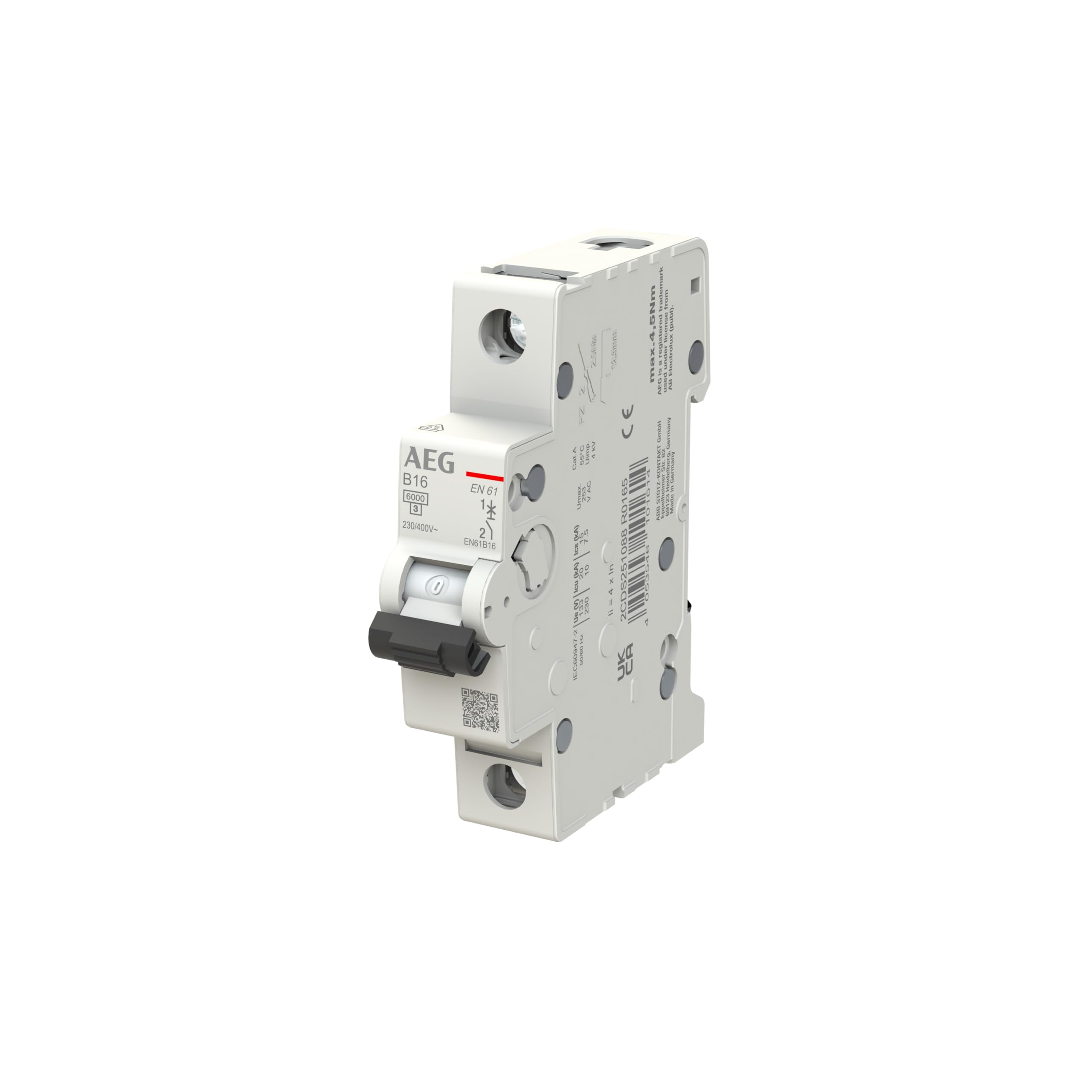 Disjoncteur Intratec B16 Unipolaire 16A 6kA 230V Neuf