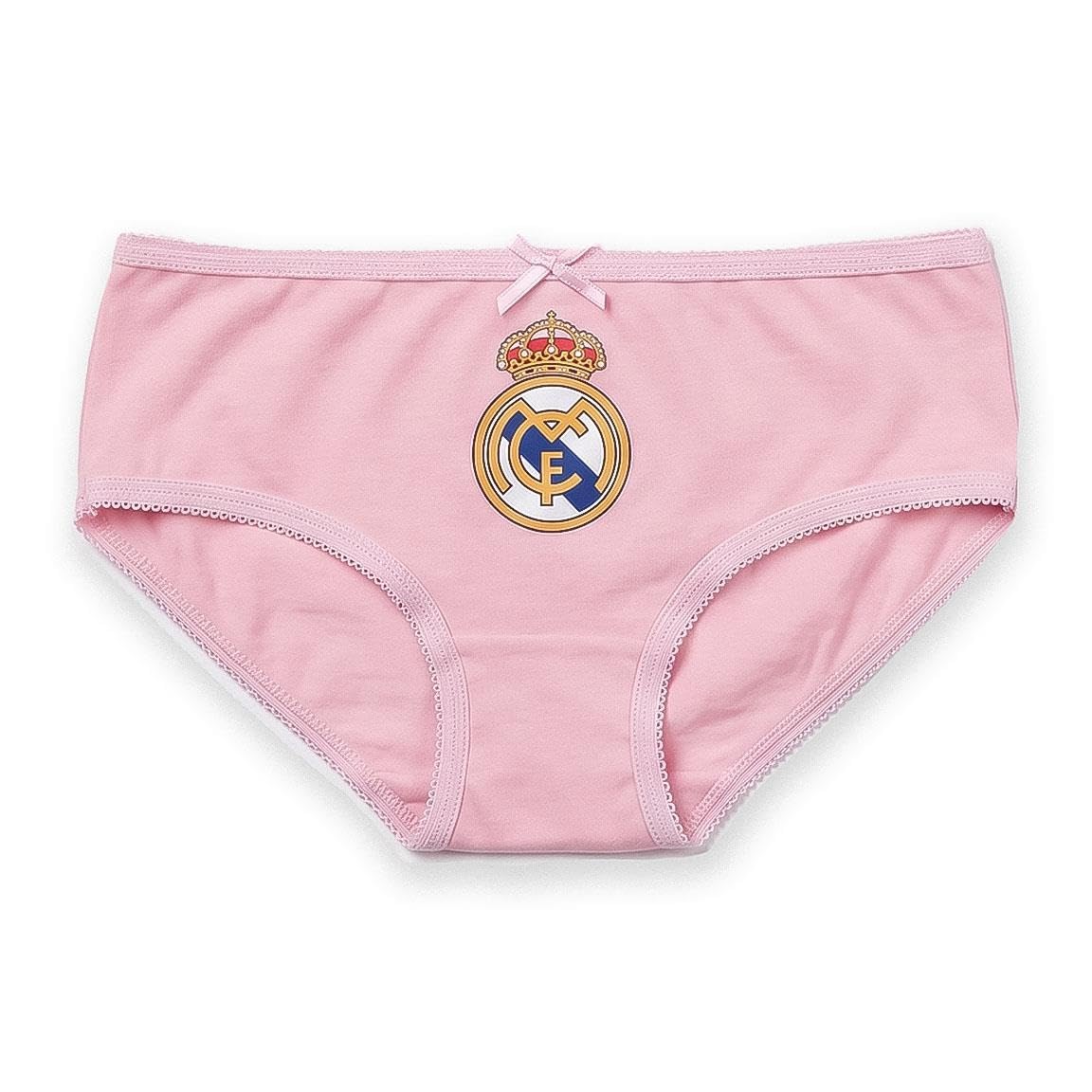 Real Madrid Calzoncillos Braguitas Niños Pack Ropa Interior Suaves Transpirables