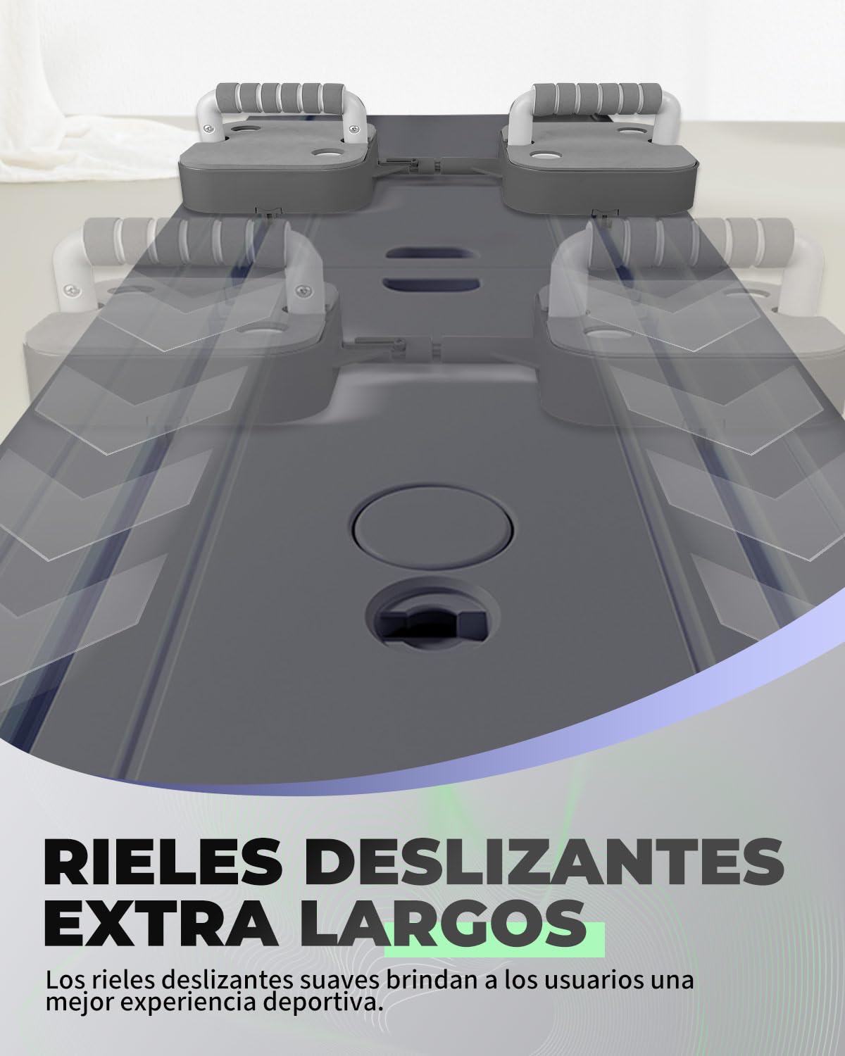 Pilates Board, Tabla de Pilates Multifuncional con Conteo Inteligente y Asas Intercambiables, Ejercicios en Ángulo para un Entrenamiento Preciso de Grupos Musculares, Hogar y Gimnasio