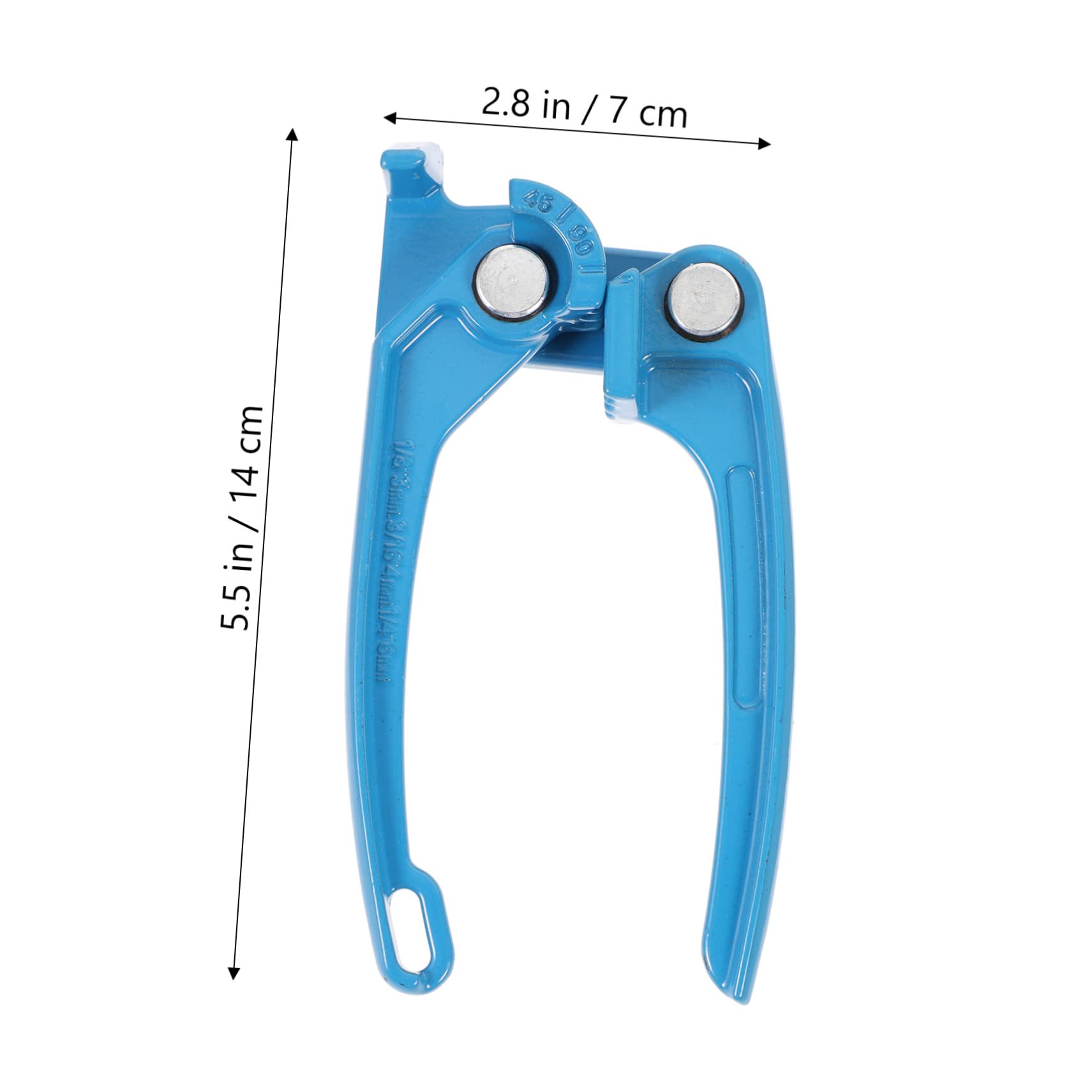 SEWOART Bender Tool Carbon Steel Hand Bender Head for Tubing Compact Design for Plumbing Automotive Reference Marks for Precision Bending