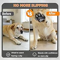 Vista 6 de Protector de patas de perro, almohadillas de tracción antideslizante, asistente de paseo para perros mayores, calcomanías de pie para suelos