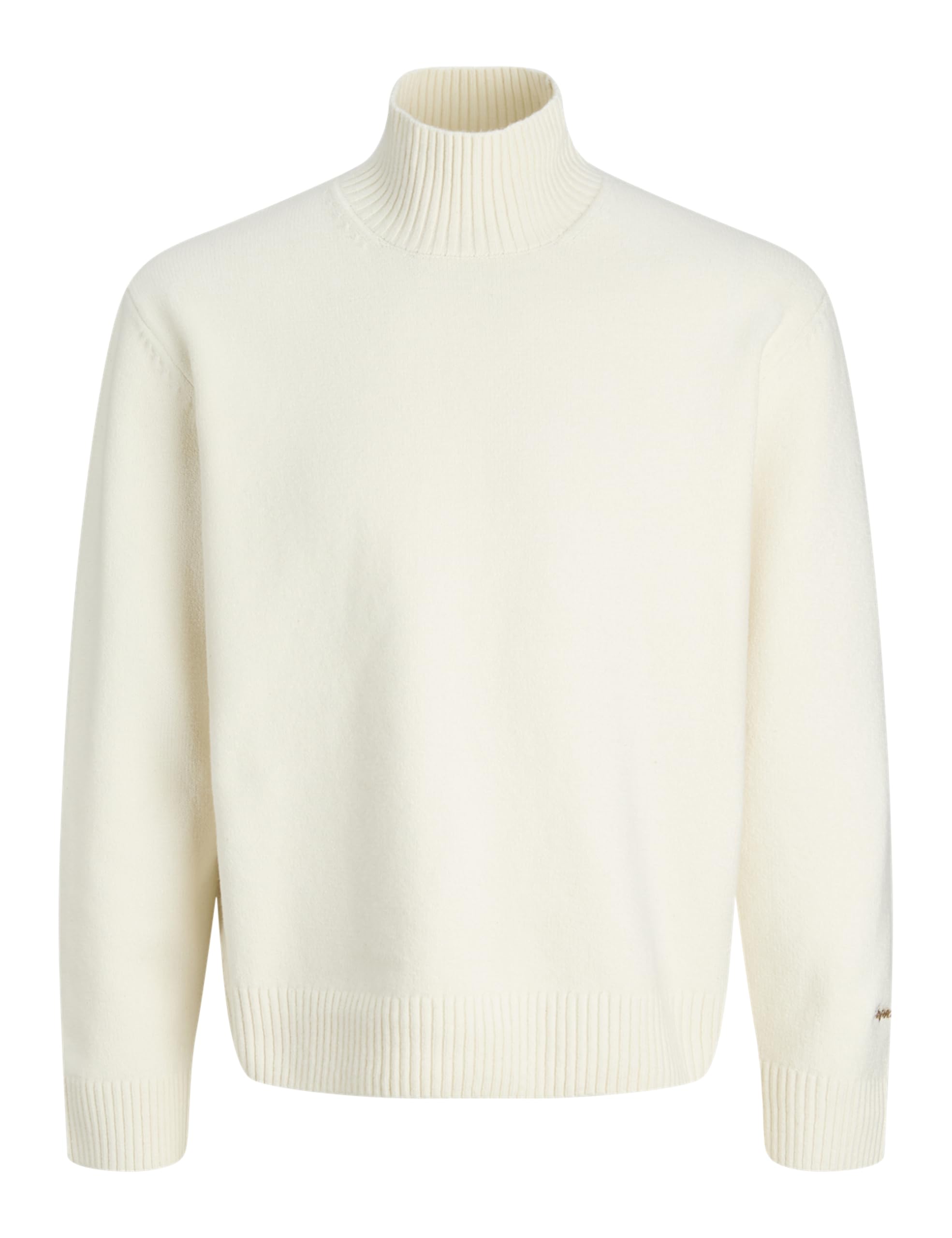 JACK & JONES Jornorrebro Knit High Neck, Sea Salt, M