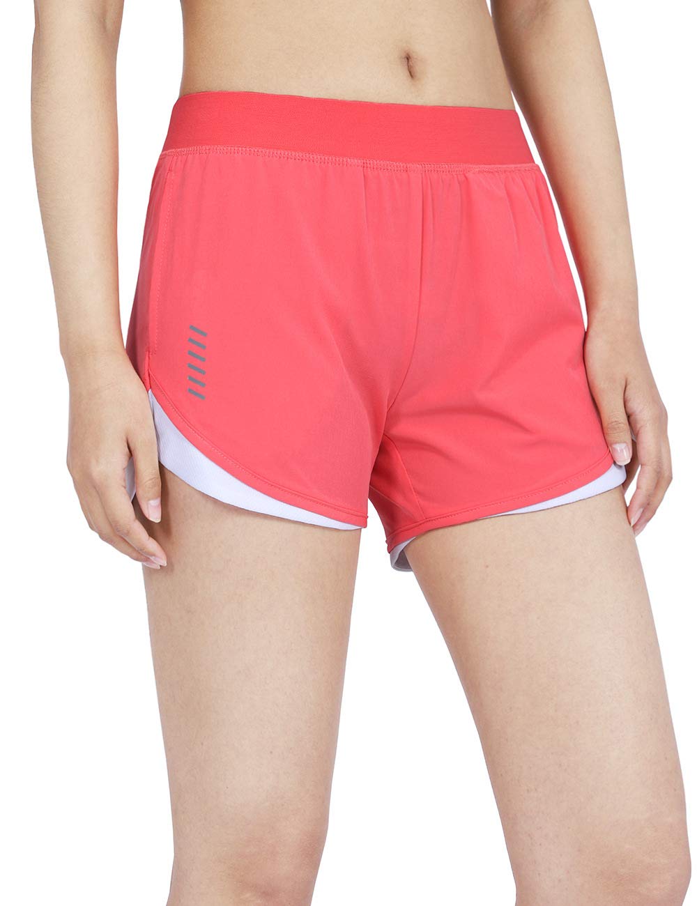 Women's Running Shorts with Pockets Lightweight Dry-fit Athletic Shorts