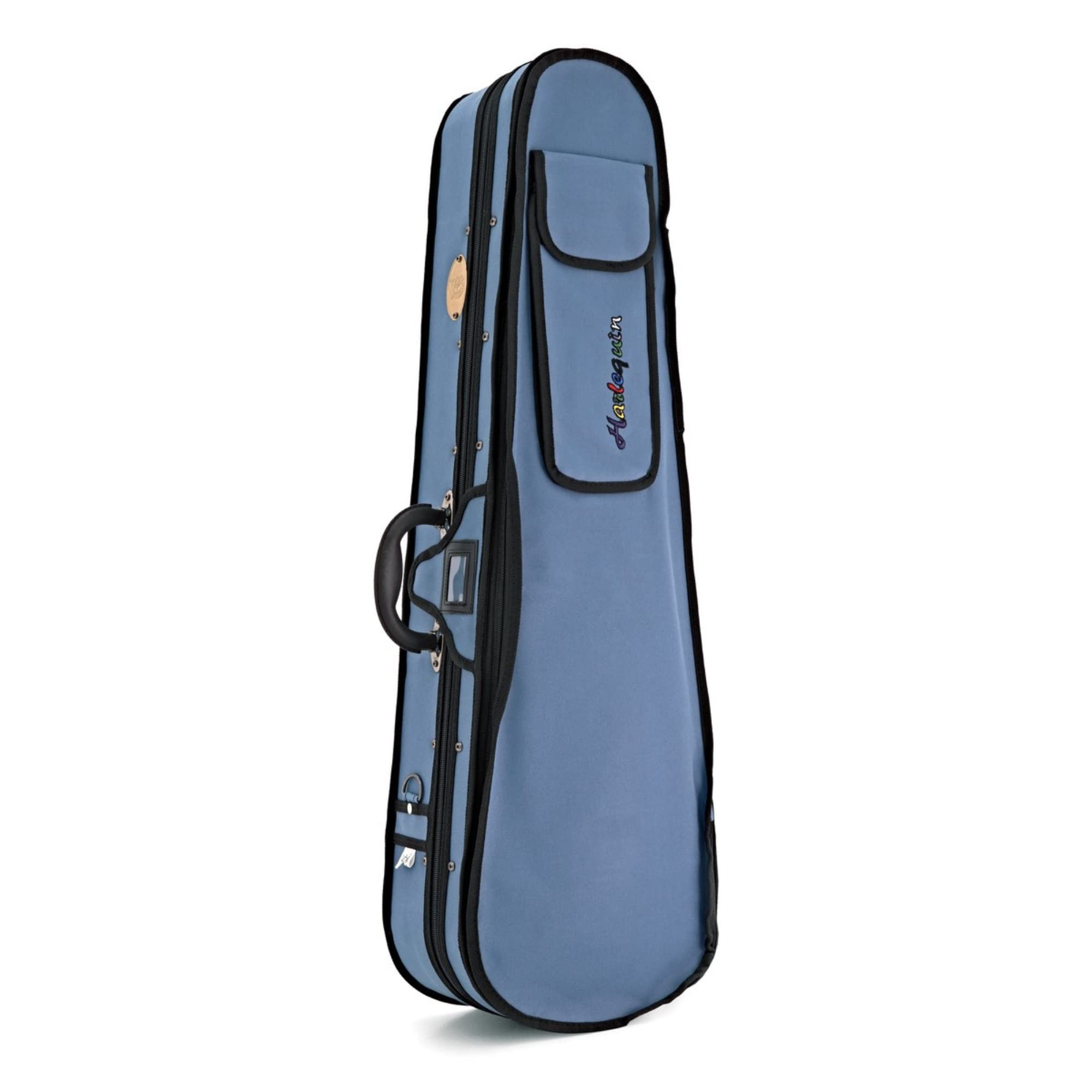 Stentor Violín arlequín tamaño 1/4, violín para intermedios con arco de fibra de vidrio P&H, estuche ligero, instrumento de cuerda colorido 1401FPU, morado