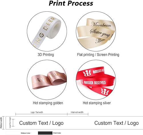 Miniatura 4 de Muka Cinta personalizada de 100 yardas, cinta de satén personalizada, decoración de impresión plana para recuerdos de fiesta, boda, baby shower,