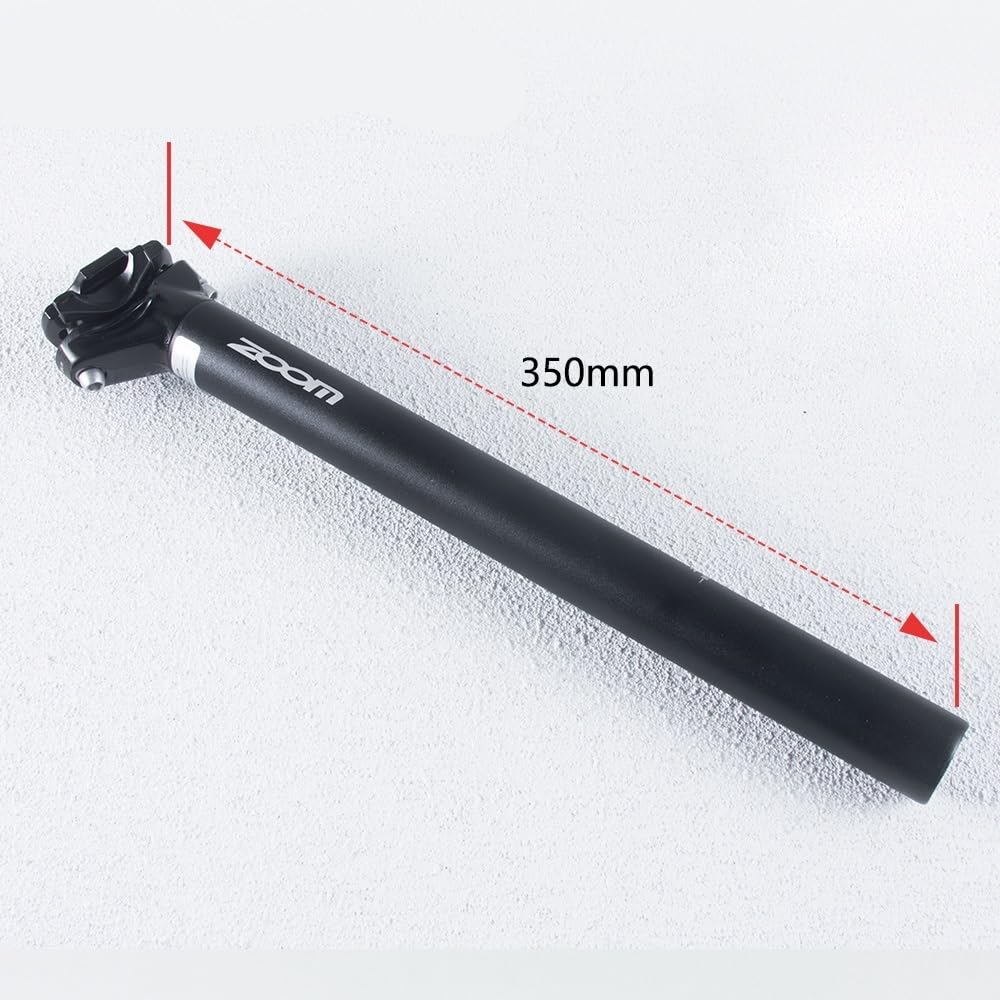 Fahrradsattelstütze MTB Rennrad Sattelstütze 31,6 mm 350 mm Mattierte Aluminiumlegierung Sattelrohr Sattelstange Fahrradteil Fahrradsattelstütze