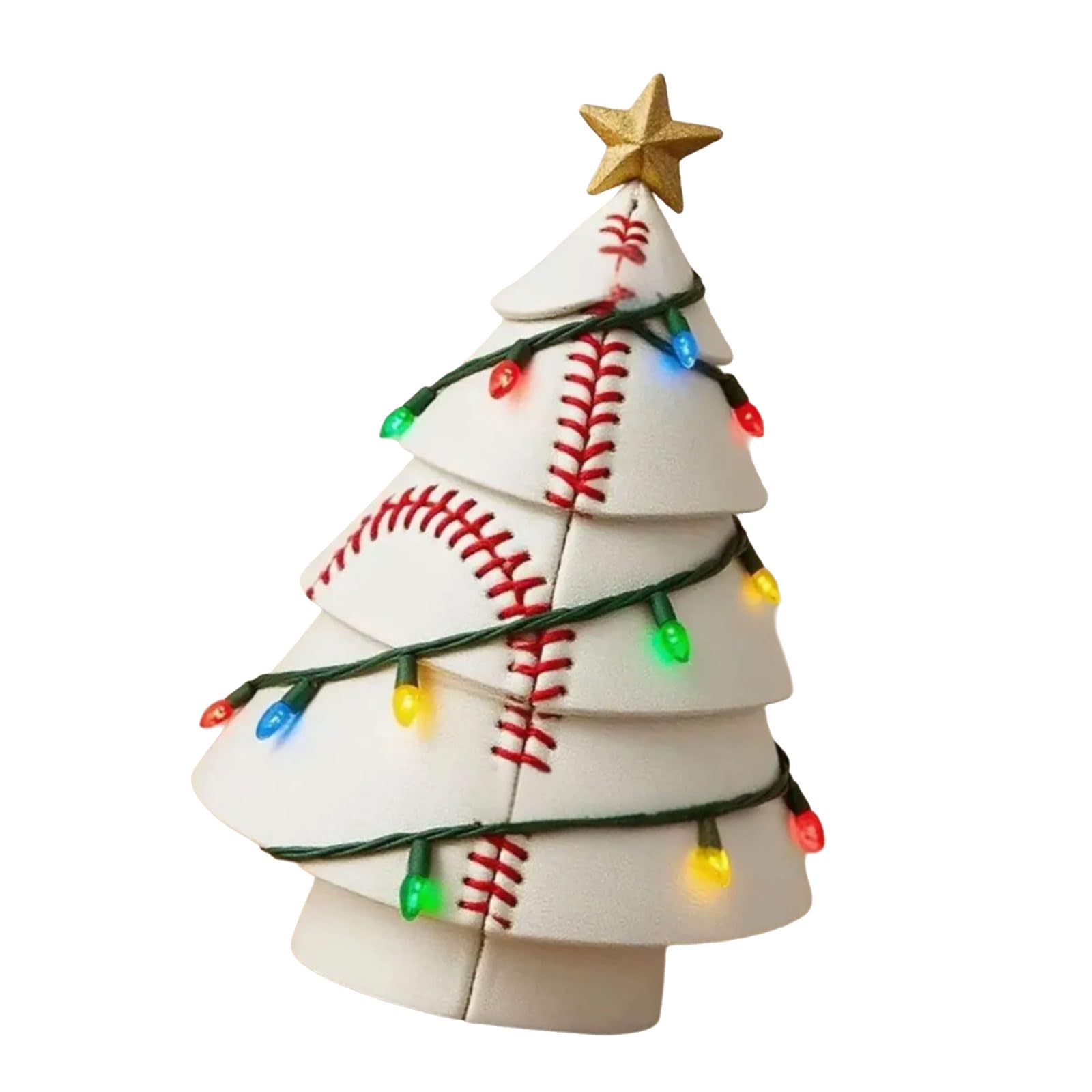Unique Football Theme Resin Crafted Christmas Tree Ornament for Indoor Decorations and Christmas Festivities Festival Soccer Party Supplies