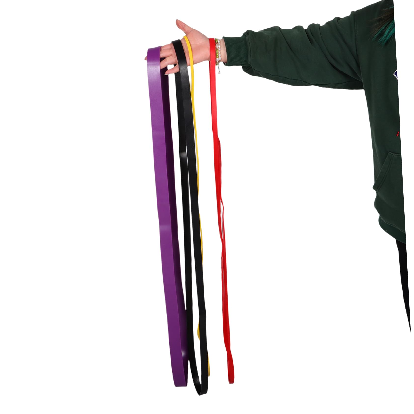 TOYANDONA Set Da 4 Pezzi set di fasce di resistenza Bande di resistenza Pull Up Assist fascia di resistenza fascia di assistenza per trazioni fasce per esercizi da uomo tpe