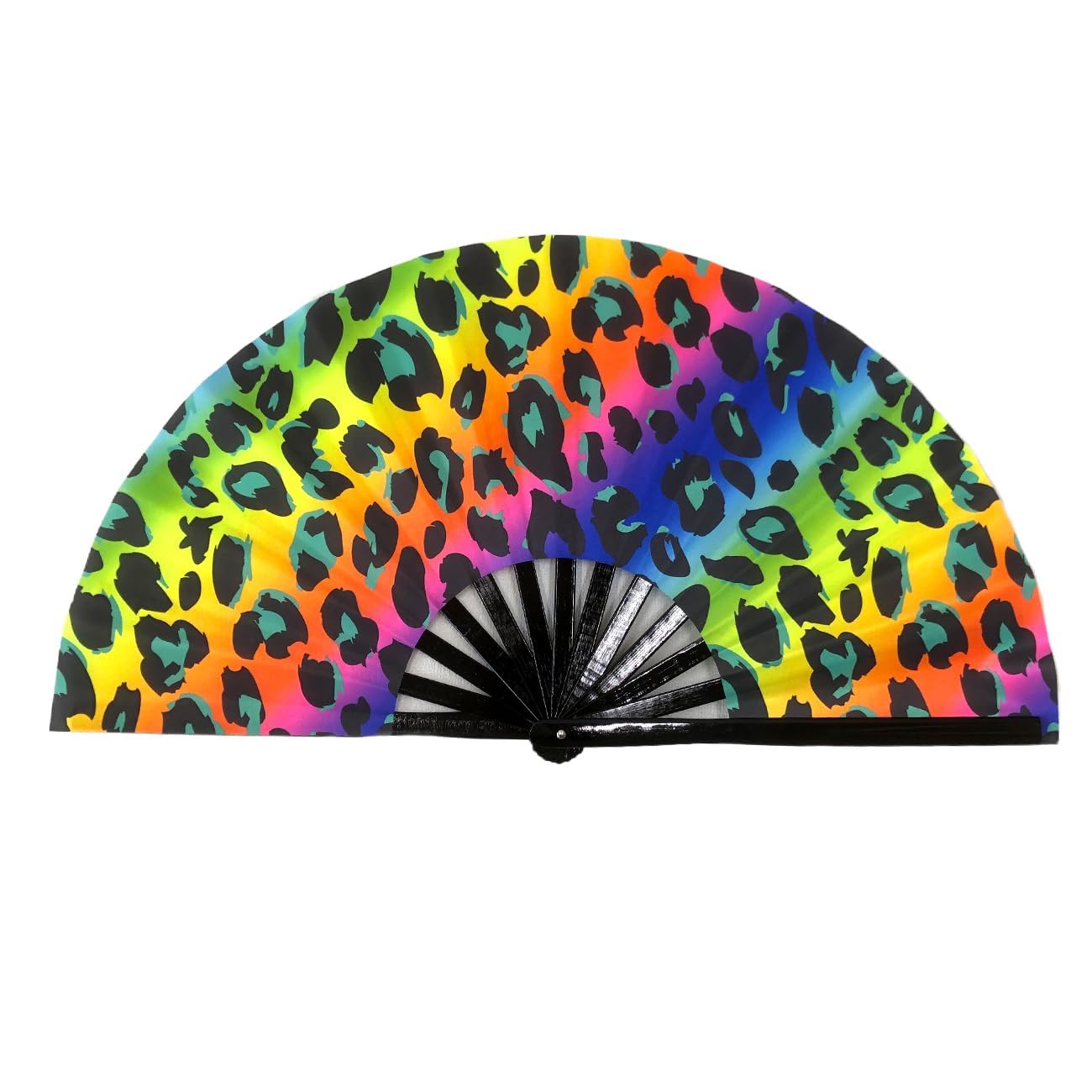 ffscafscn 13inch Large Rave Fan Popping Fan Clacking Fans for Line Dancing,Hand Fans for Women...