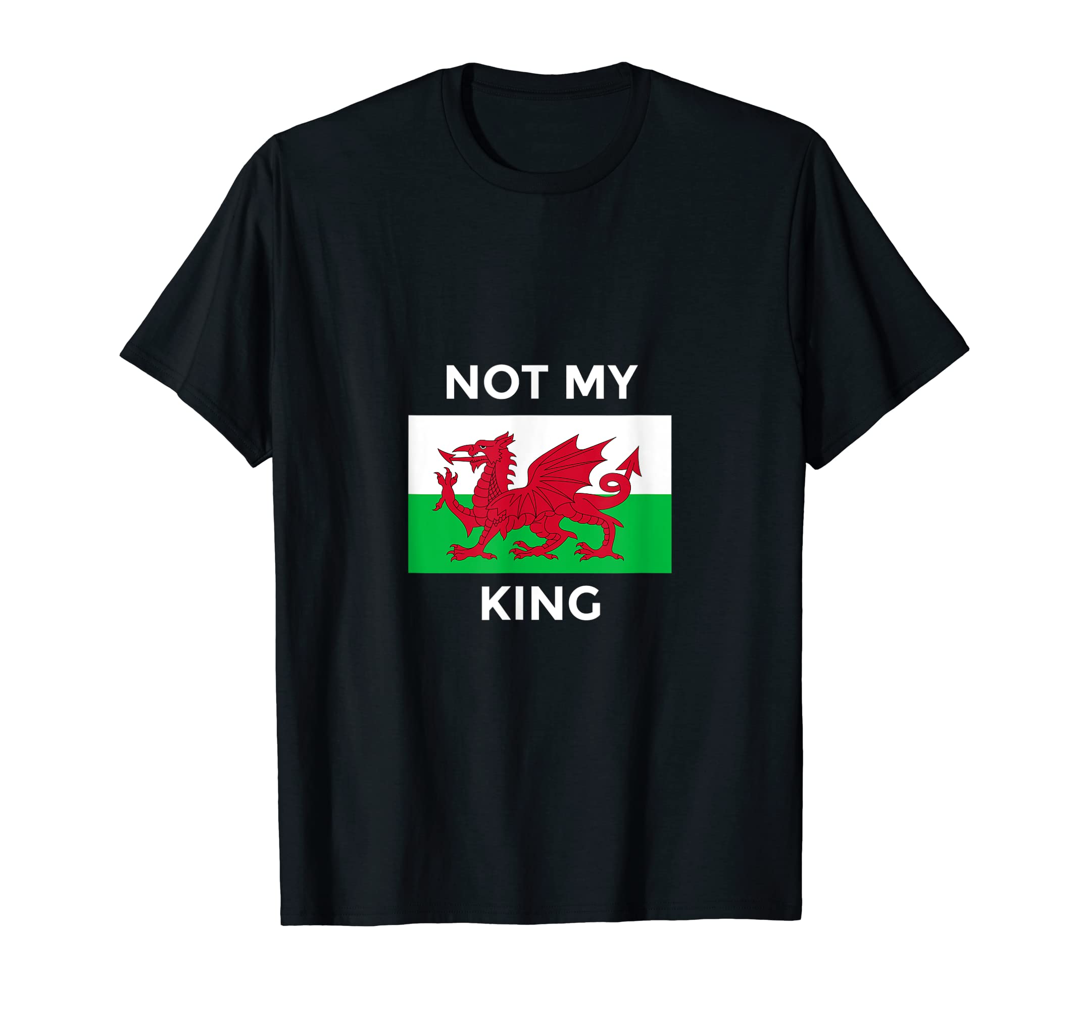 Not My King Abolish The Monarchy 2023 Wales Welsh T-Shirt