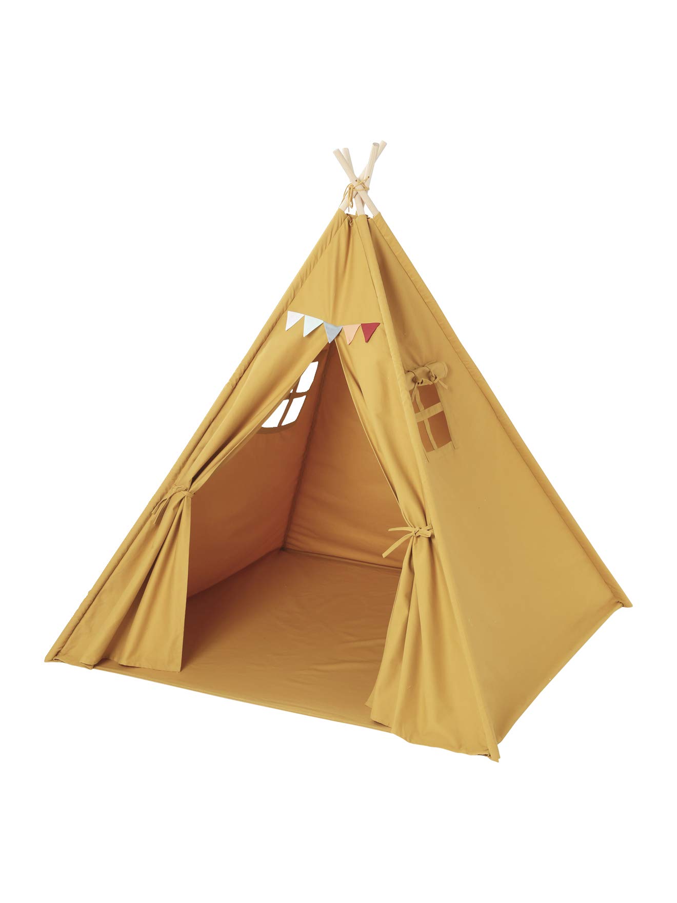 VERTBAUDET Jouet Enfant Tipi Hawk Bois Jaune TU