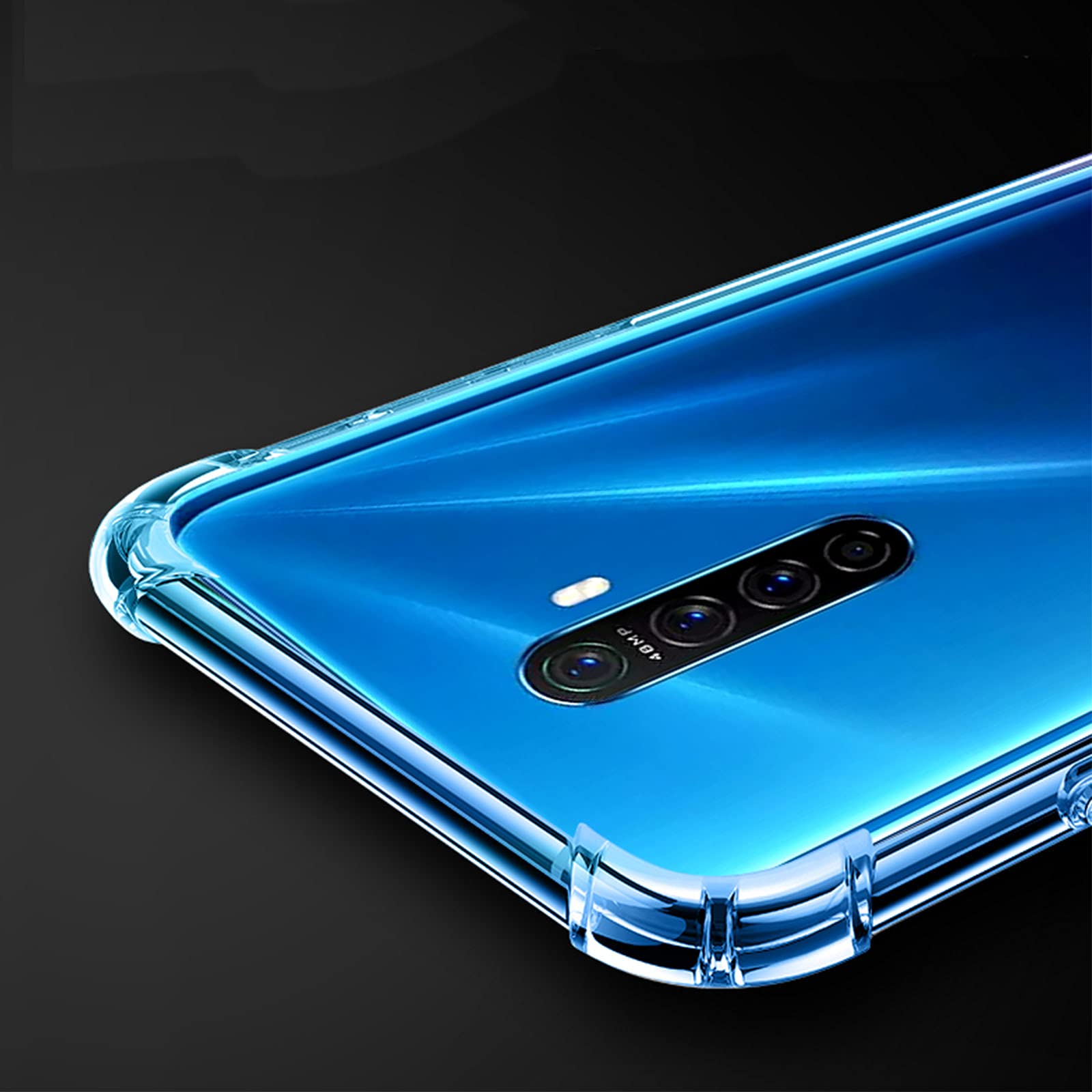 Amazon.co.jp: For OPPO Reno Ace ケース 【ELMK】クリスタル クリア