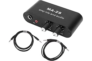 Volbox Headphone Audio Amplifier, Connecting to Loudspeakers or Headphones at the Same Time!