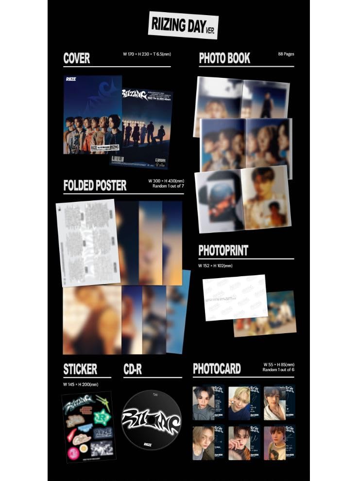 Amazon.com: Generic RIIZE - 1ST MINI ALBUM [RIIZING] Photo