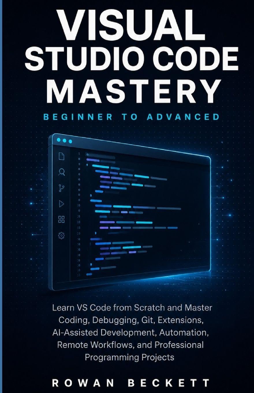 Visual Studio Code Mastery: Beginner to Advanced: Learn VS Code from Scratch and Master Coding, Debugging, Git, Extensions, AI-Assisted Development, ... and Professional Programming Projects