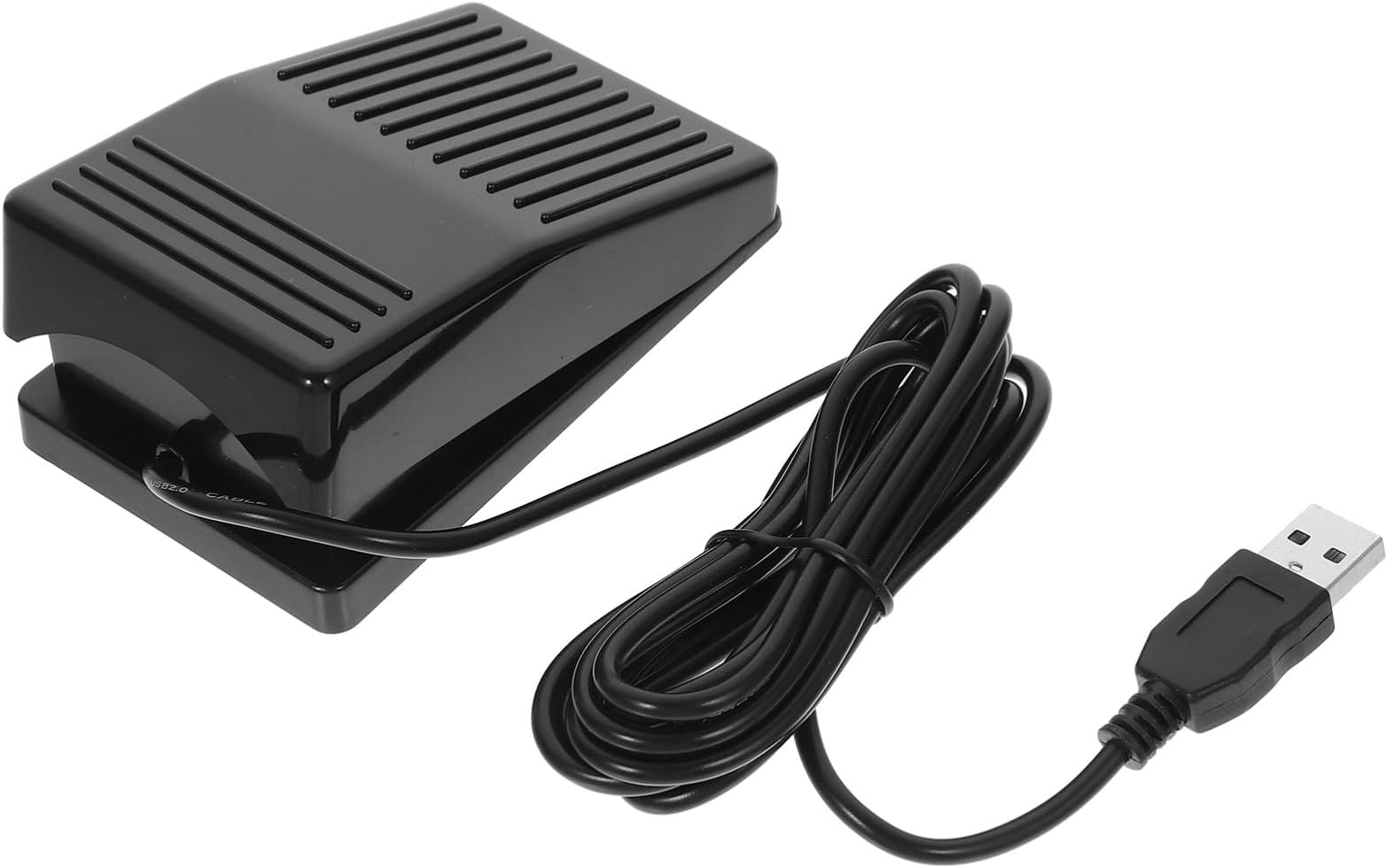 Foot Control Single Pedal Momentary Switch for Computer Ergonomic Non Slip Design Durable Plastic for Gaming Factory Hospital and Instrument Control