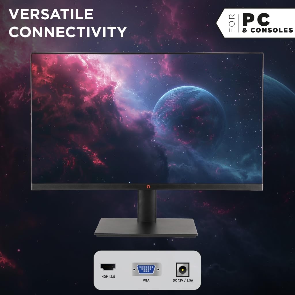 Konix Monitor Gaming Nebula 24" PC, PS5, Switch 2, Xbox - Resolución Full HD 1080p - 120 Hz - 4 ms - FreeSync - HDMI 2.0 - DisplayPort - Panel IPS