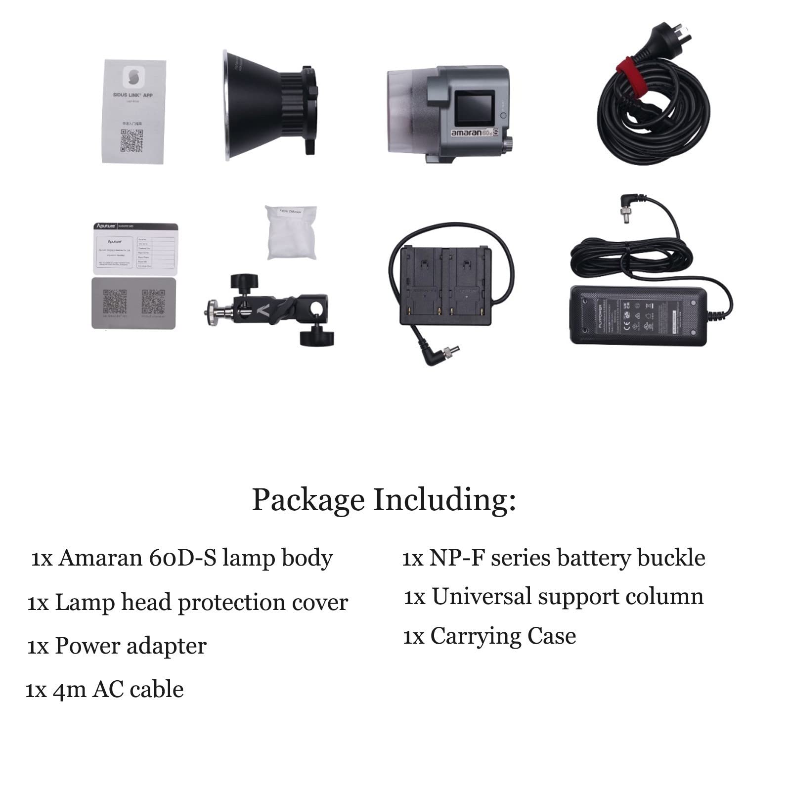 Amazon | 「Aputure正規品」Amaran 60D S 小型 LED ビデオ 撮影 ライト