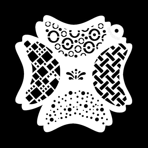 Miniatura 10 de Depvision - Plantillas de pintura facial reutilizables para pintura artística del cuerpo de la cara, plantillas de maquillaje para fiesta de