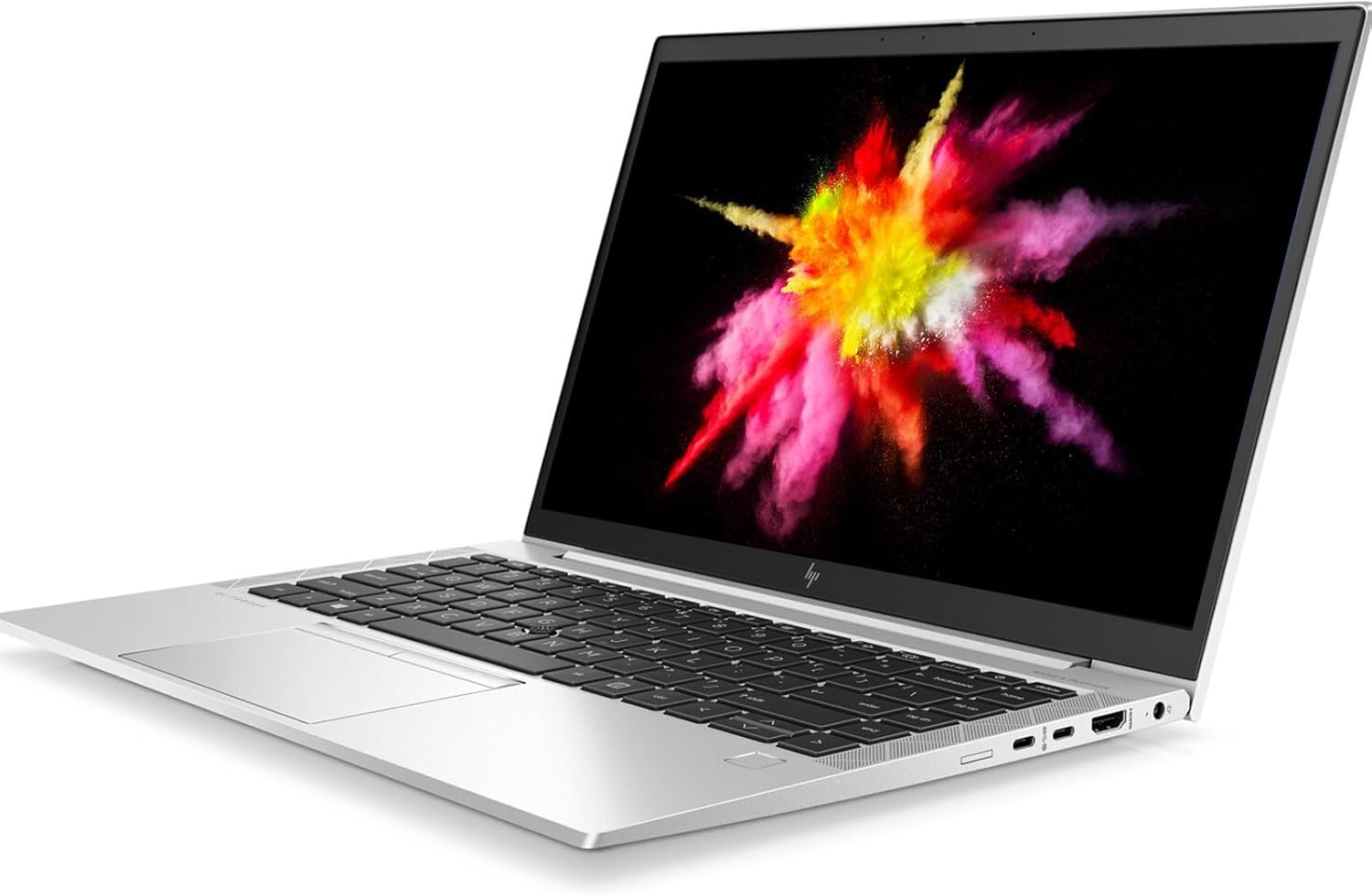 HP EliteBook 845 G7 Laptop Business, notebook FHD da 14 pollici, AMD Ryzen 5 Pro 4650U, 16 GB RAM, SSD da 512 GB, CAM, Tastiera QWERTY, Windows 11 Pro (ricondizionato)