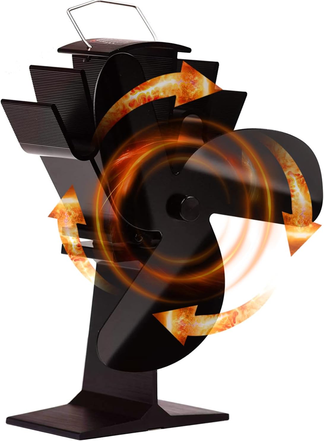 CWLAKON Wood Stove Fan Heat Powered Upgrade Designed