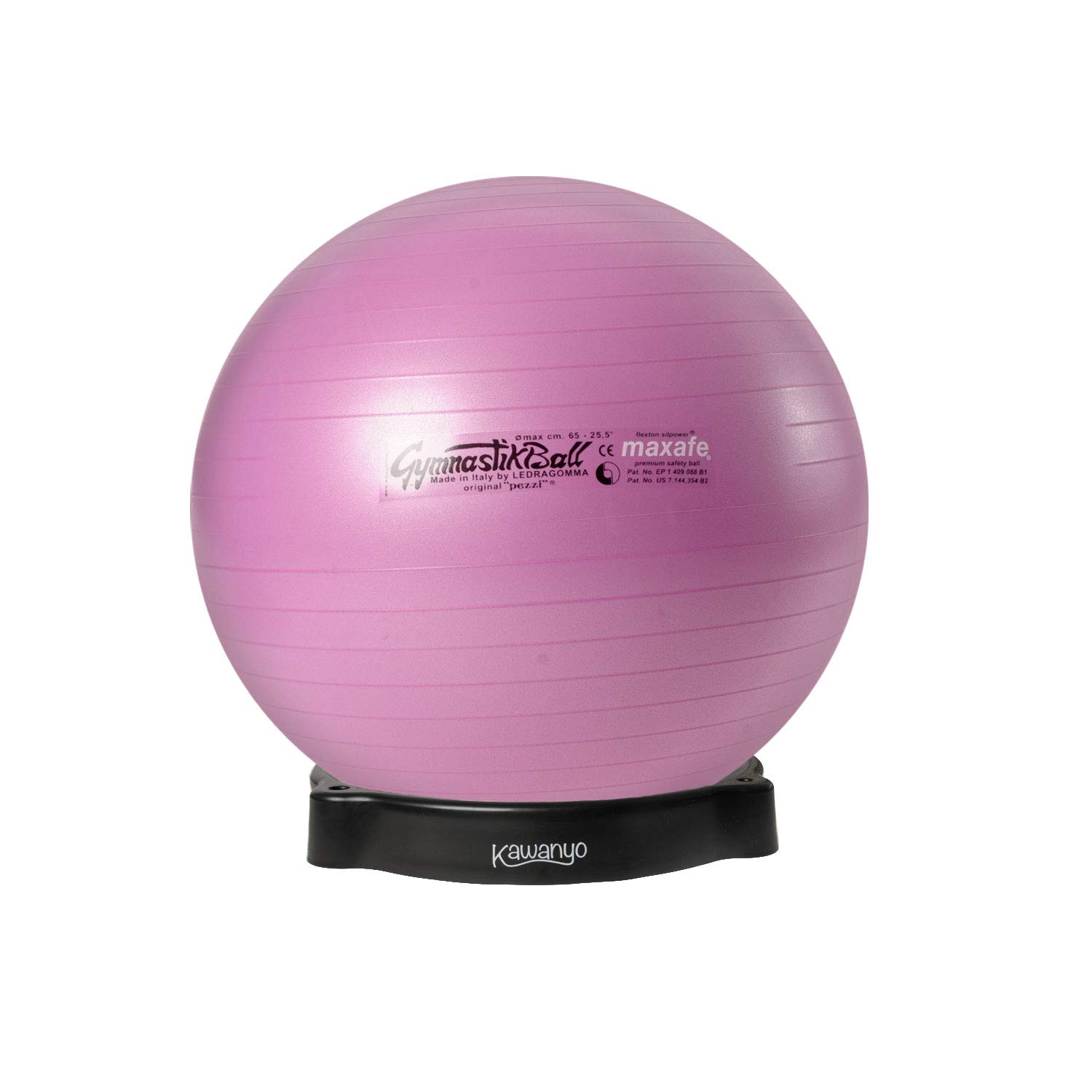 PEZZZI oryginalna piłka Pezziball MAXAFE 65 cm z misą fioletowe piłka do siedzenia