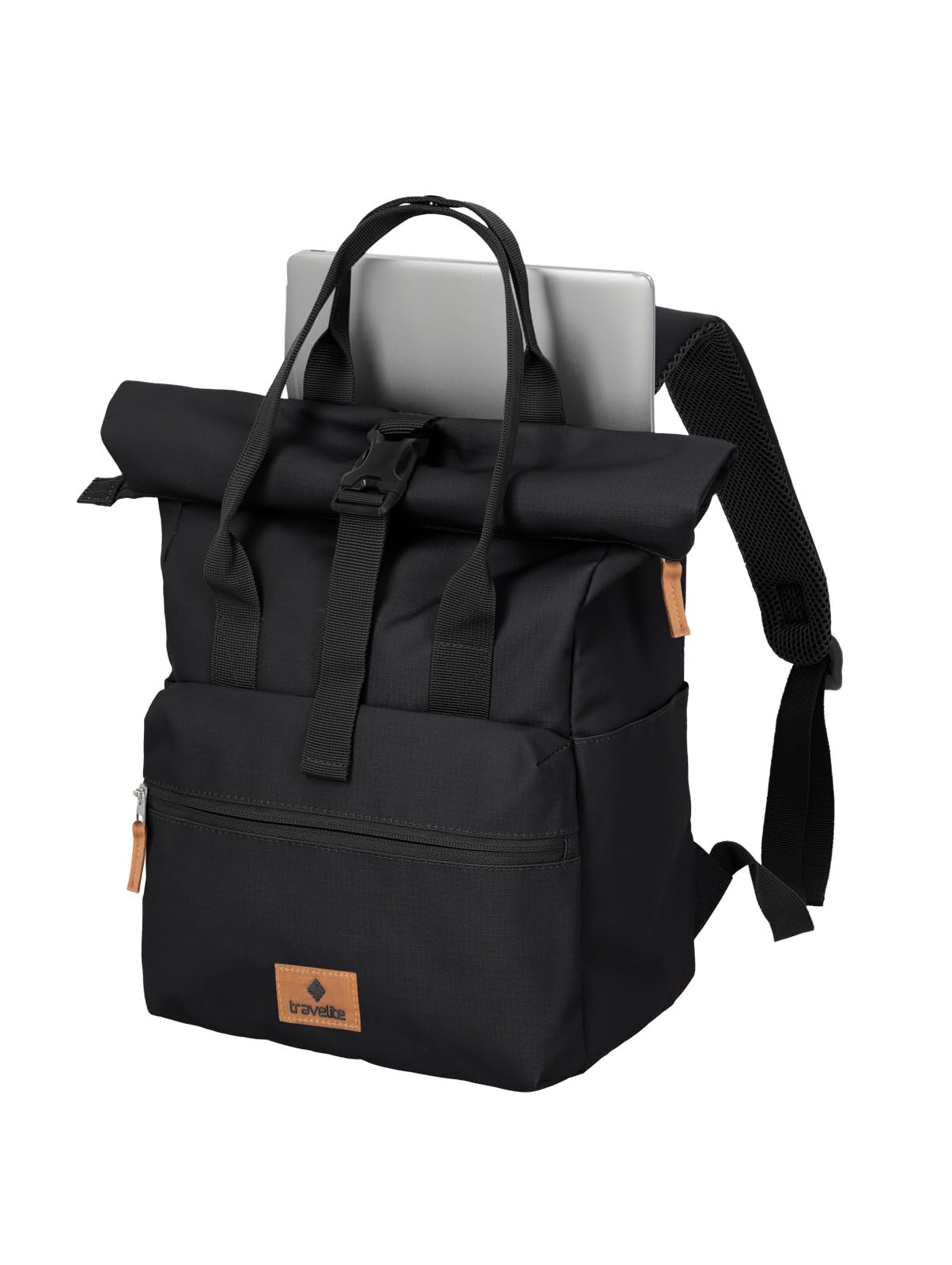 travelite Basics Short Handle Rollup Backpack Zaino Rollup Unisex - Adulto (Pacco da 1)