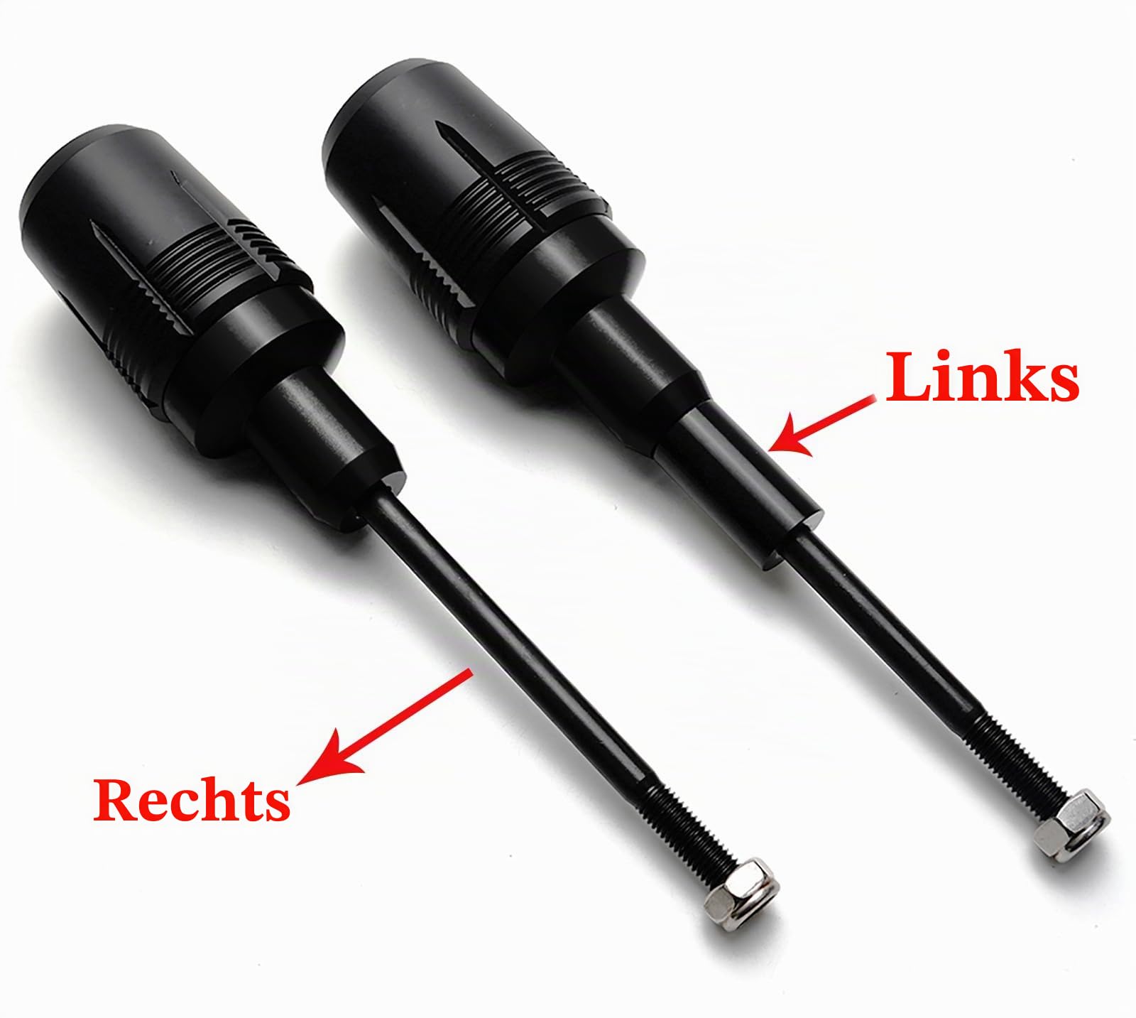 MOWOK Rahmenschutz-Pads Sturzbügel-Schutz für Kawasaki Ninja 650 Z650 Z650RS 2017-2024 2023 Z650 RS Z 650 2025 Schwarz