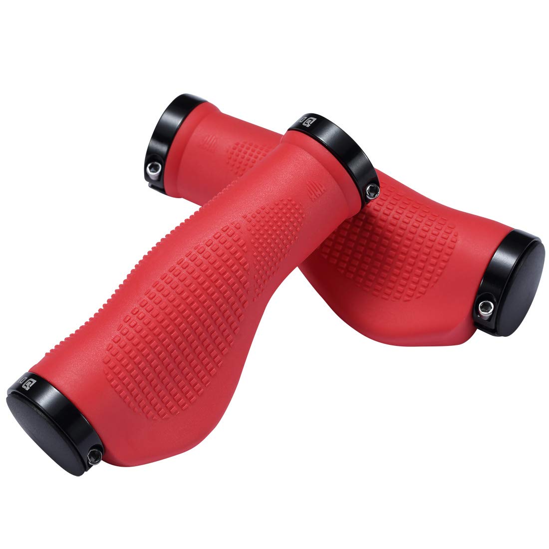 Dymoece Bike Handlebar Grips,Bicycle Handle Grip Ergonomic Design Dual Lock-on for Mountain Bike MTB BMX Foldable Downhill