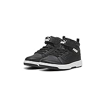 PUMA PUMA REBOUND V6 MID WTR AC+ PS – Scarpe da ginnastica , SHADOW GRAY-PUMA BLACK-PUMA WHITE,