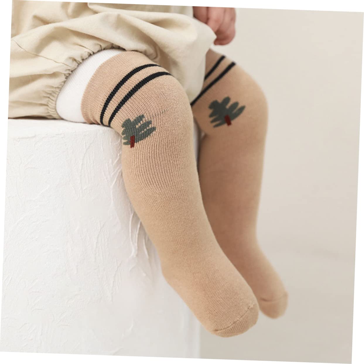 Kisangel 5pares Calcetines Largos Antideslizantes Para Bebés Gruesos y Cálidos Transpirables Para Invierno Unisex Talla Años