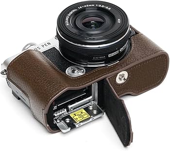 Amazon | TP Original ハンドメイド 本革 ハーフカメラケース バッグ