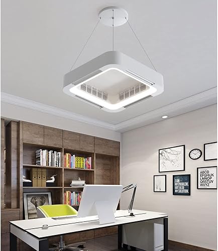 Candelabros, ventilador de techo con iluminación, ventilador cuadrado sin aspas, iluminación de techo - regulable a través de control remoto de disponible en Yaxa Guatemala