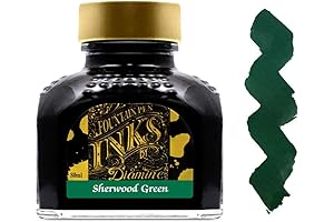 Diamine Sherwood Green 80ml Fountain Pen Ink Bottle
